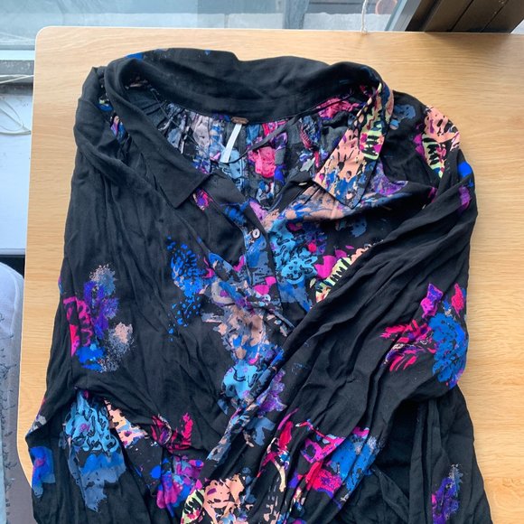 Free People Meadow Lark Button Down - Picture 3 of 4